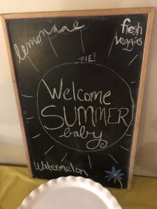 Summer baby shower 