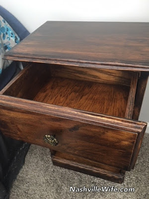 Refinished nightstand