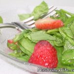 Strawberry Maple Spinach Salad